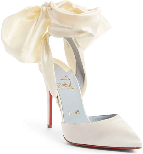 louboutin bridal shoes